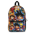 Anime Heroes Backpack - Dragon Ball, One Piece & Naruto Collage School Bag